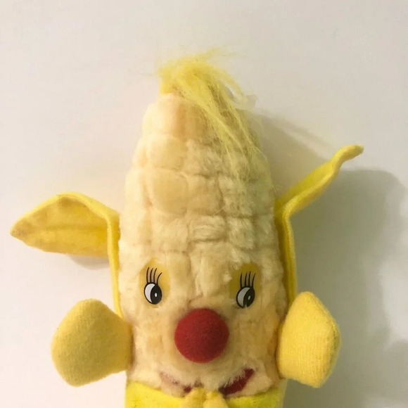 Vintage Corn Plush Anthropomorphic Stuffed Toy Caravane - Picture 4 of 16